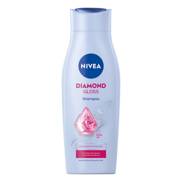 Nivea šampón na zdravý lesk vlasov 400ml - Diamond Gloss k.c 86