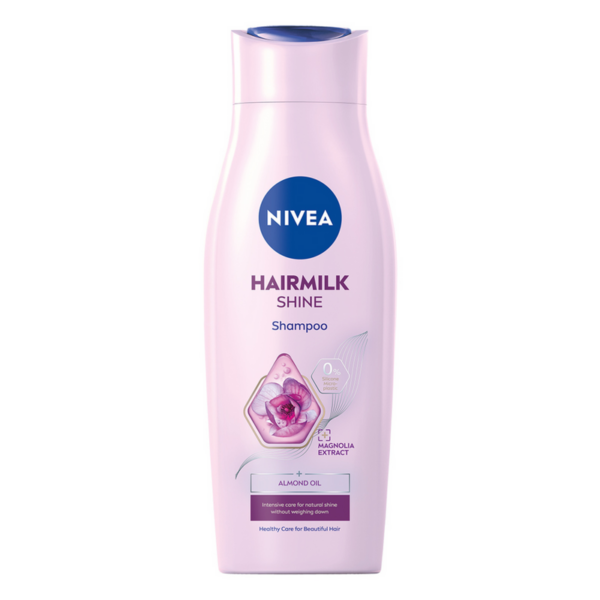Nivea šampón na zdravý lesk vlasov 400ml - Hairmilk Shine k.c 88