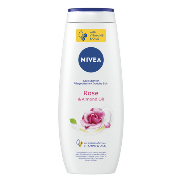 Nivea sprchový gél 500ml - Rose & Mandľový olej k.c 83