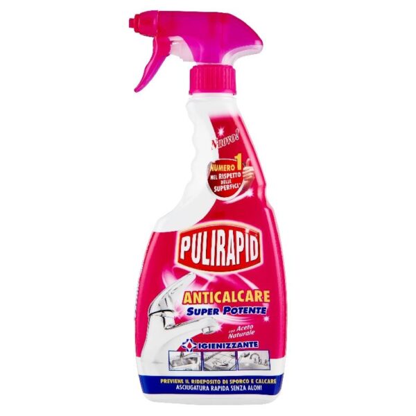 Pulirapid octový odstraňovač vodného kameňa s rozprašovačom 500ml - Aceto k.c 332