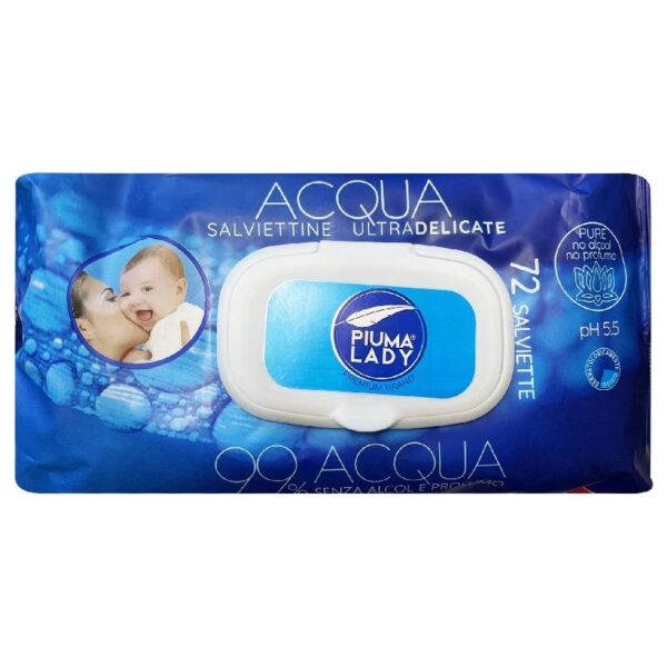 Salviette Baby Ultradelicate vlhčené obrúsky 72kusov - Acqua k.c 333