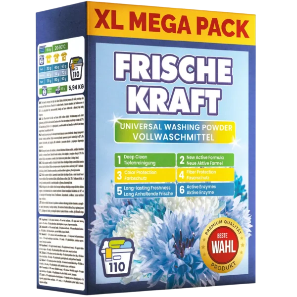 Frische Kraft 6v1 prášok na pranie 5,94kg/ 110praní - Univerzal k.c 507
