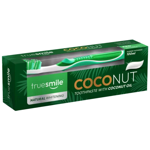 Truesmile zubná pasta 100ml + kefka - Coconut s kokosovým olejom k.c 517