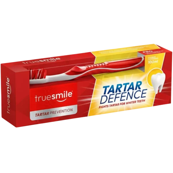 Truesmile zubná pasta 100ml + kefka - Tartar Defence proti zubnému kameňu k.c 521