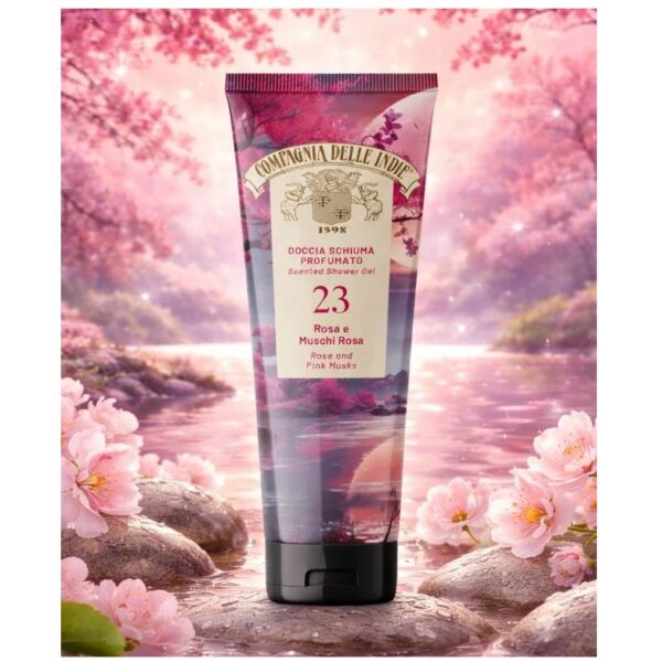 Compagnia delle Indie sprchový gél 250ml - Rosa e Muschio rosa k.c 566