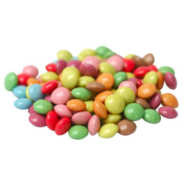 Čoko-očká zmes farebného dražé z mliečnej čokolády 500g - mini