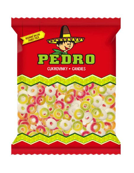 Pedro želé cukríky 1kg - Mini krúžky - Mix k.c 3350