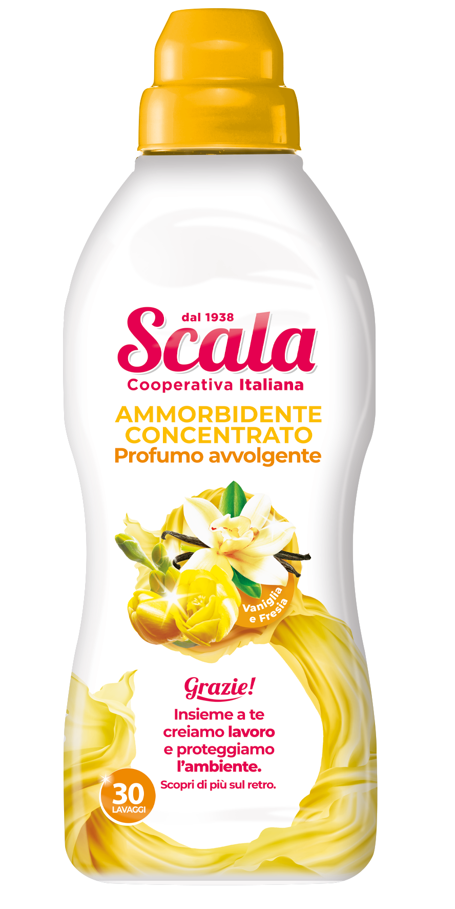 Scala koncentrovaná aviváž 750ml_ 30 praní - Vanilka & Frézia