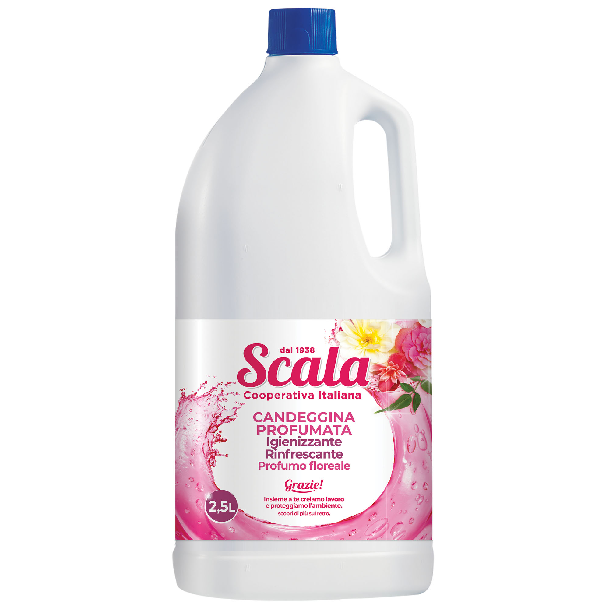 Scala parfumovaný dezinfekčný bieliaci prostriedok 2,5l