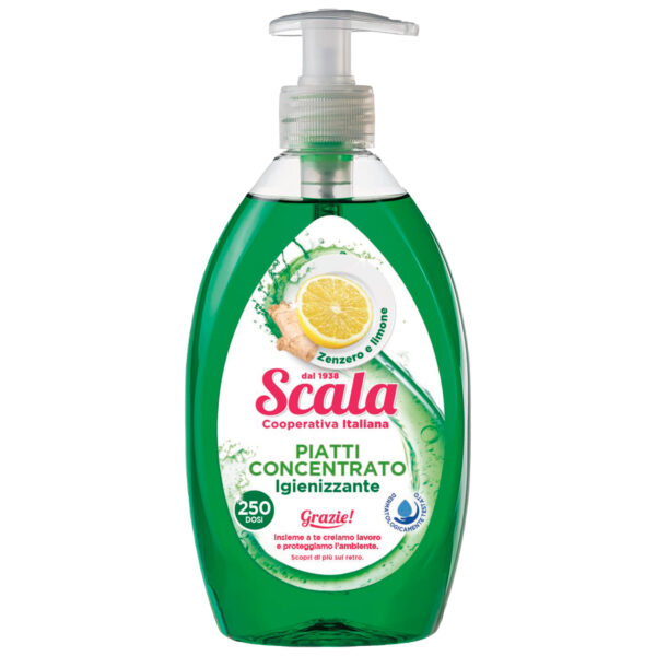Scala koncentrovaný dezinfekčný saponát na riad 500ml - Zenzero a Limone k.c 641