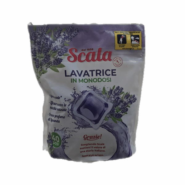 Scala dvojfázové pracie kapsuly s dezinfekciou 40 kusov - Levanduľa k.c 673
