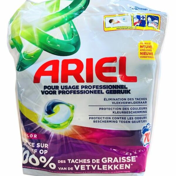 Ariel Professional pracie kapsuly 1,274kg/ 70 kusov - Color + odstraňovač škvŕn k.c 817