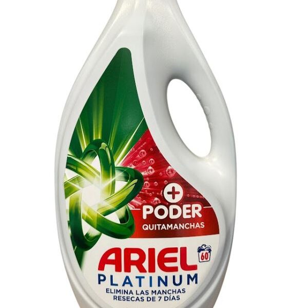 Ariel prací gél 2,7l/ 60praní - Platinum + odstaňovač škvŕn k.c 812