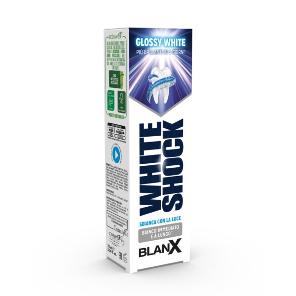 Blanx Dent 100% prírodná bieliaca 75ml - Lesklá biela k.c 761