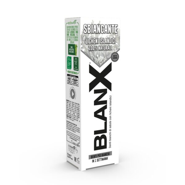 Blanx Dent 100% prírodná bieliaca 75ml - Islandský lišajník k.c 760