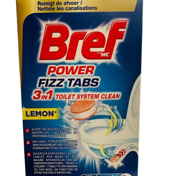 Bref WC Power čistiace tablety do toalety 8 kusov - Lemon k.c 1274