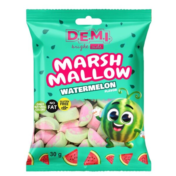 D.E.M.I. cukríky marshmalow 30g - Melón k.c 3357