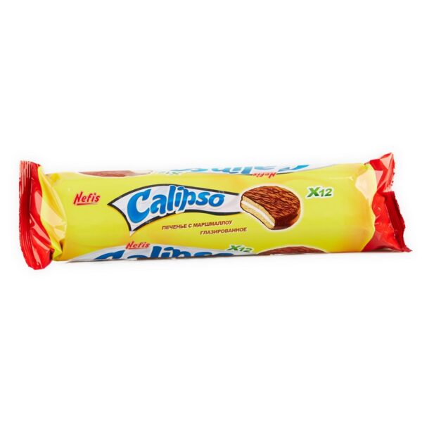 Nefis Calipso 12x sušienky v čokoláde s náplňou z marshmallow 240g - k.c 3373