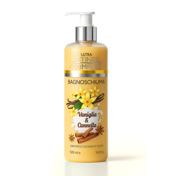Retinol Complex Ultra sprchovací gél 500ml - Vanilka a škorica k.c 756